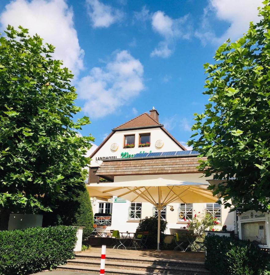 Landhotel Weserblick Beverungen Buitenkant foto